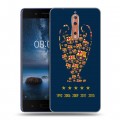 Дизайнерский пластиковый чехол для Nokia 8