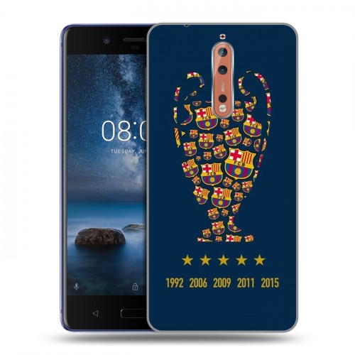 Дизайнерский пластиковый чехол для Nokia 8