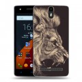 Дизайнерский силиконовый чехол для Wileyfox Storm Львы