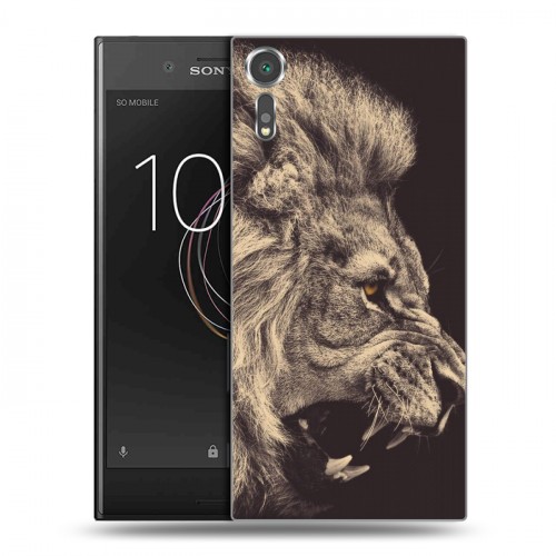 Дизайнерский пластиковый чехол для Sony Xperia XZs Львы