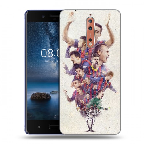 Дизайнерский пластиковый чехол для Nokia 8