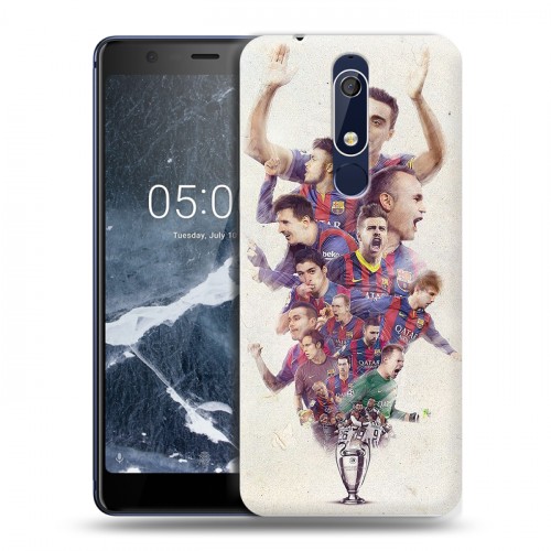 Дизайнерский пластиковый чехол для Nokia 5.1