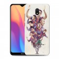 Дизайнерский силиконовый с усиленными углами чехол для Xiaomi RedMi 8A