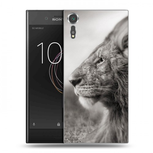 Дизайнерский пластиковый чехол для Sony Xperia XZs Львы