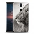 Дизайнерский силиконовый чехол для Nokia 8 Sirocco Львы