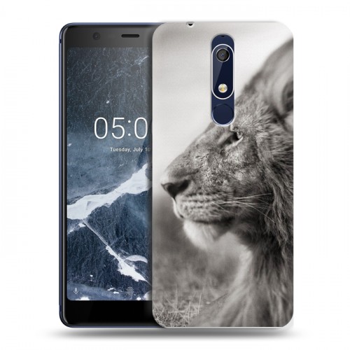 Дизайнерский пластиковый чехол для Nokia 5.1 Львы