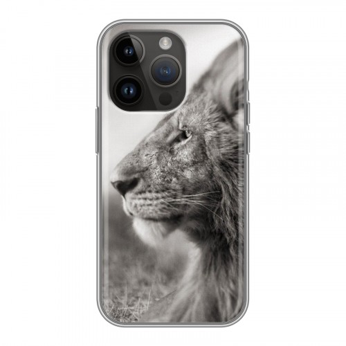 Дизайнерский силиконовый чехол для Iphone 14 Pro Львы