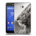 Дизайнерский пластиковый чехол для Sony Xperia E4g Львы