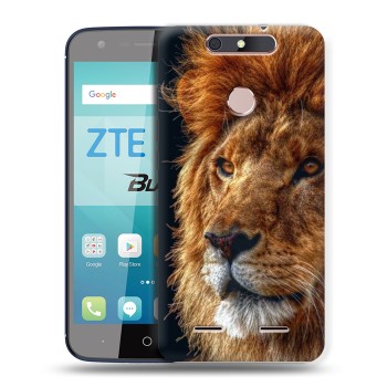 Дизайнерский силиконовый чехол для ZTE Blade V8 Lite Львы (на заказ)