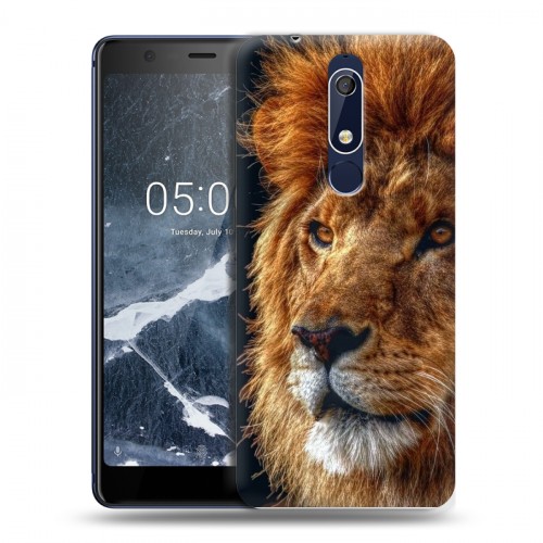 Дизайнерский пластиковый чехол для Nokia 5.1 Львы