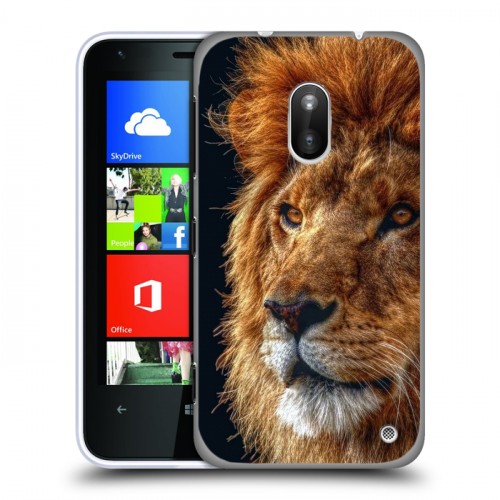 Дизайнерский пластиковый чехол для Nokia Lumia 620 Львы