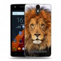 Дизайнерский силиконовый чехол для Wileyfox Storm Львы