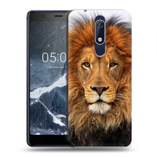 Дизайнерский пластиковый чехол для Nokia 5.1 Львы