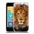 Дизайнерский пластиковый чехол для Nokia Lumia 530 Львы