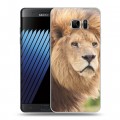 Дизайнерский пластиковый чехол для Samsung Galaxy Note 7 Львы