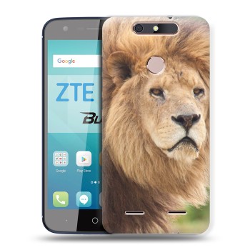 Дизайнерский силиконовый чехол для ZTE Blade V8 Lite Львы (на заказ)