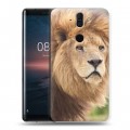 Дизайнерский пластиковый чехол для Nokia 8 Sirocco Львы