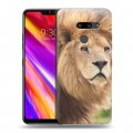 Дизайнерский пластиковый чехол для LG G8 ThinQ Львы