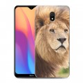 Дизайнерский силиконовый с усиленными углами чехол для Xiaomi RedMi 8A Львы