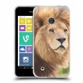 Дизайнерский пластиковый чехол для Nokia Lumia 530 Львы