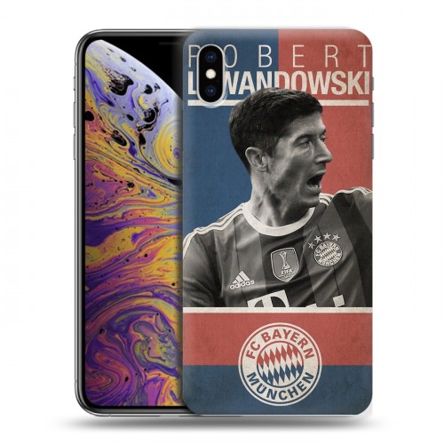 Дизайнерский силиконовый чехол для Iphone Xs Max