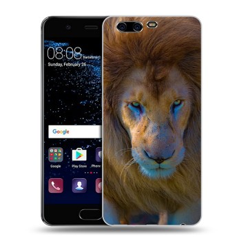 Дизайнерский силиконовый чехол для Huawei P10 Plus Львы (на заказ)