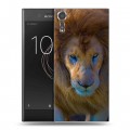 Дизайнерский пластиковый чехол для Sony Xperia XZs Львы