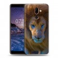 Дизайнерский пластиковый чехол для Nokia 7 Plus Львы