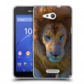 Дизайнерский пластиковый чехол для Sony Xperia E4g Львы