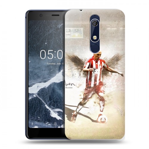 Дизайнерский пластиковый чехол для Nokia 5.1