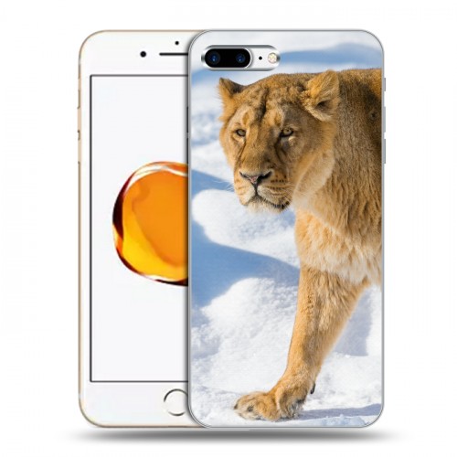 Дизайнерский силиконовый чехол для Iphone 7 Plus / 8 Plus Львы