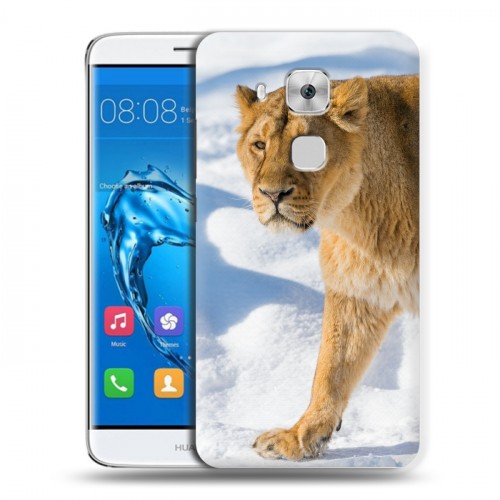 Дизайнерский пластиковый чехол для Huawei Nova Plus Львы
