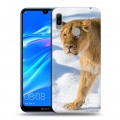 Дизайнерский пластиковый чехол для Huawei Y6 (2019) Львы