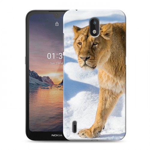 Дизайнерский силиконовый чехол для Nokia 1.3 Львы