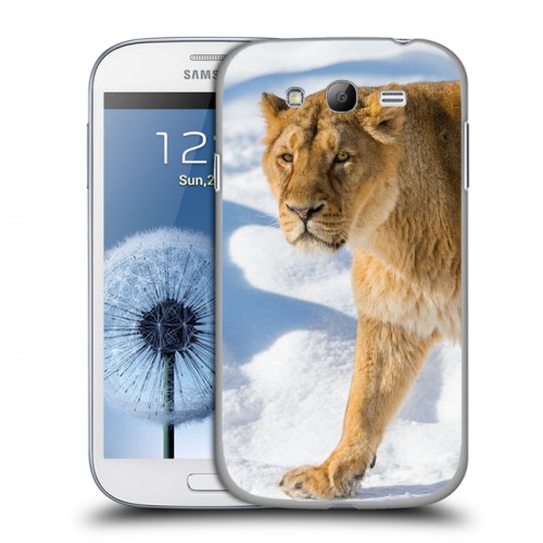 Дизайнерский пластиковый чехол для Samsung Galaxy Grand Львы