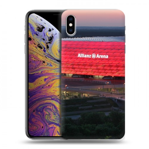 Дизайнерский силиконовый чехол для Iphone Xs Max