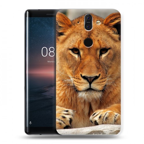 Дизайнерский силиконовый чехол для Nokia 8 Sirocco Львы