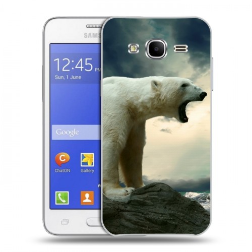 Дизайнерский силиконовый чехол для Samsung Galaxy J7 Медведи