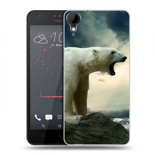 Дизайнерский пластиковый чехол для HTC Desire 825 Медведи