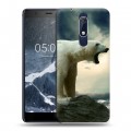 Дизайнерский пластиковый чехол для Nokia 5.1 Медведи