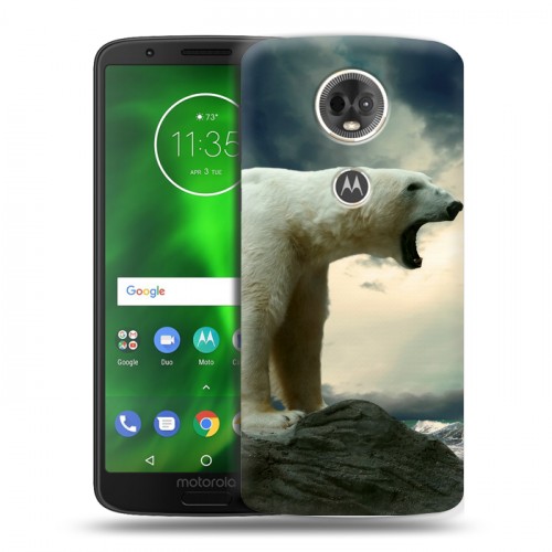 Дизайнерский пластиковый чехол для Motorola Moto E5 Plus Медведи