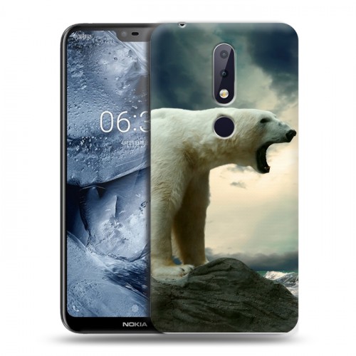 Дизайнерский силиконовый чехол для Nokia 6.1 Plus Медведи