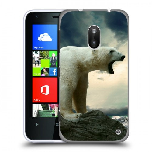 Дизайнерский силиконовый чехол для Nokia Lumia 620 Медведи