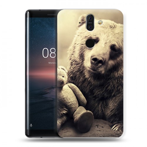 Дизайнерский пластиковый чехол для Nokia 8 Sirocco Медведи