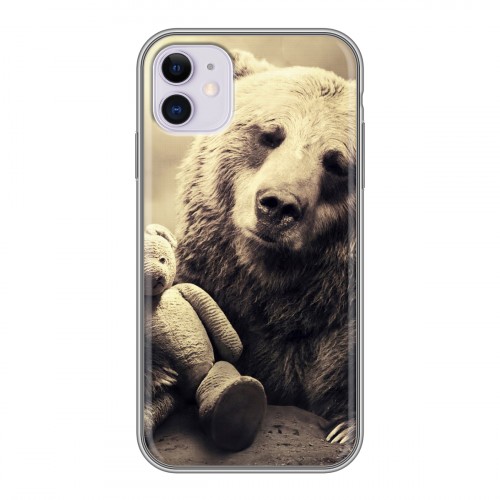 Дизайнерский пластиковый чехол для Iphone 11 Медведи