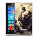 Дизайнерский пластиковый чехол для Microsoft Lumia 435 Медведи