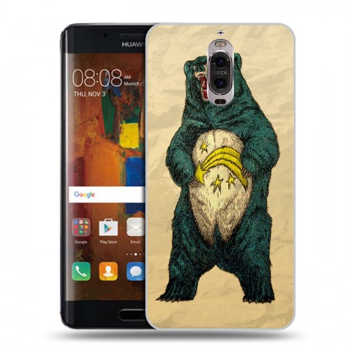 Дизайнерский пластиковый чехол для Huawei Mate 9 Pro Медведи