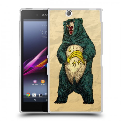 Дизайнерский пластиковый чехол для Sony Xperia Z Ultra  Медведи