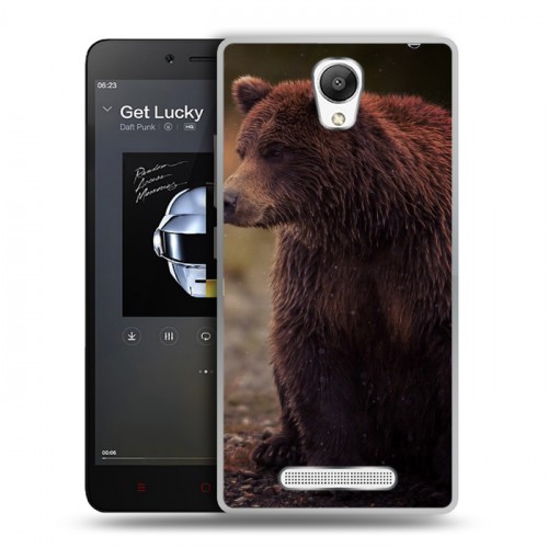 Дизайнерский пластиковый чехол для Xiaomi RedMi Note 2 Медведи