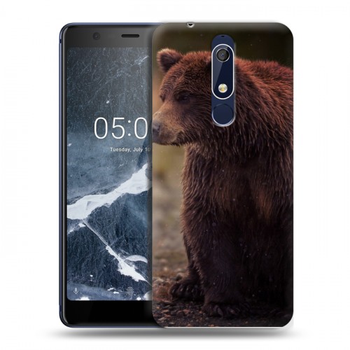 Дизайнерский пластиковый чехол для Nokia 5.1 Медведи